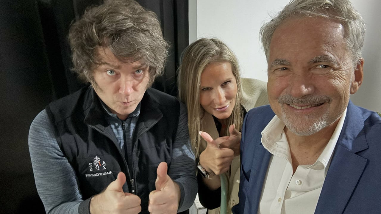 Varsavsky, cuando cenó con Milei. 
