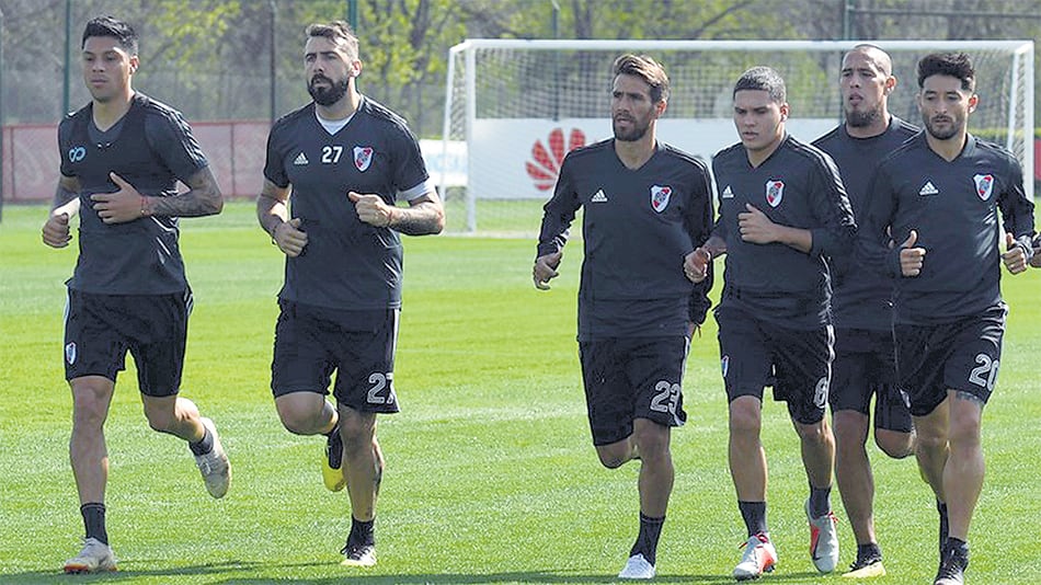 Los jugadores de River se preparan para enfrentar al último campeón copero.