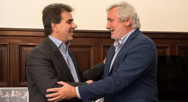 Cristian Ritondo y Julio Conte Grand, cuando compartían funciones en el gobierno de María Eugenia Vidal.
