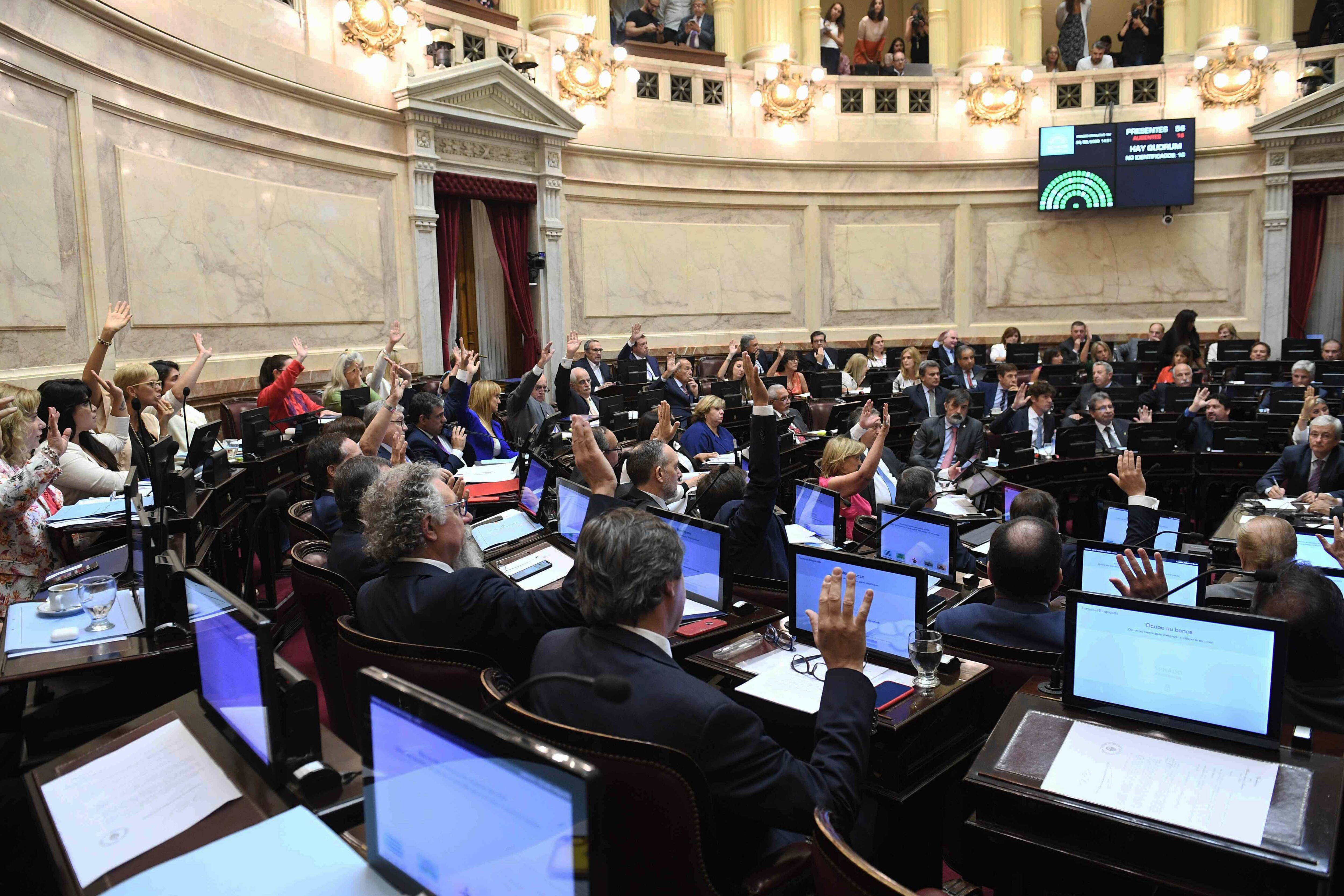 Los senadores volverán al recinto para debatir sobre los privilegios del Poder Judicial y el cuerpo diplómatico.