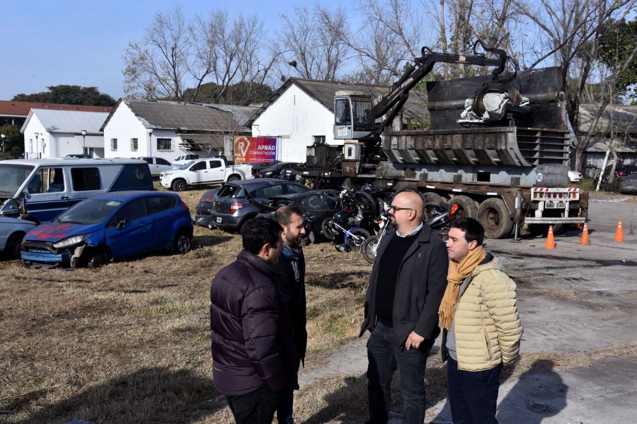 "Este predio tenía mil vehículos cuando asumimos la gestión", recordó un funcionario. 