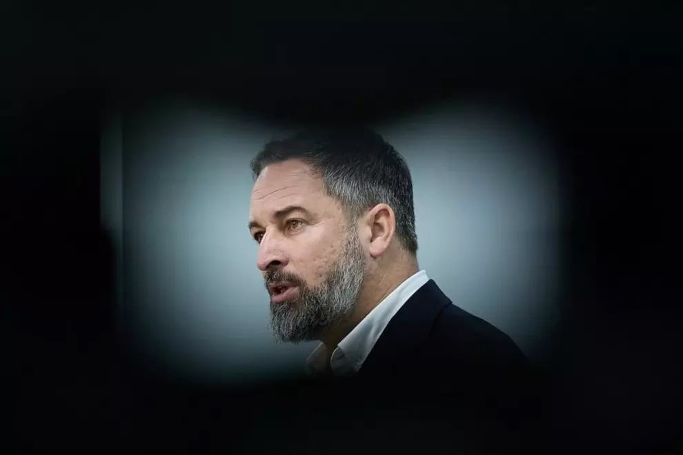 El presidente de Vox, Santiago Abascal.