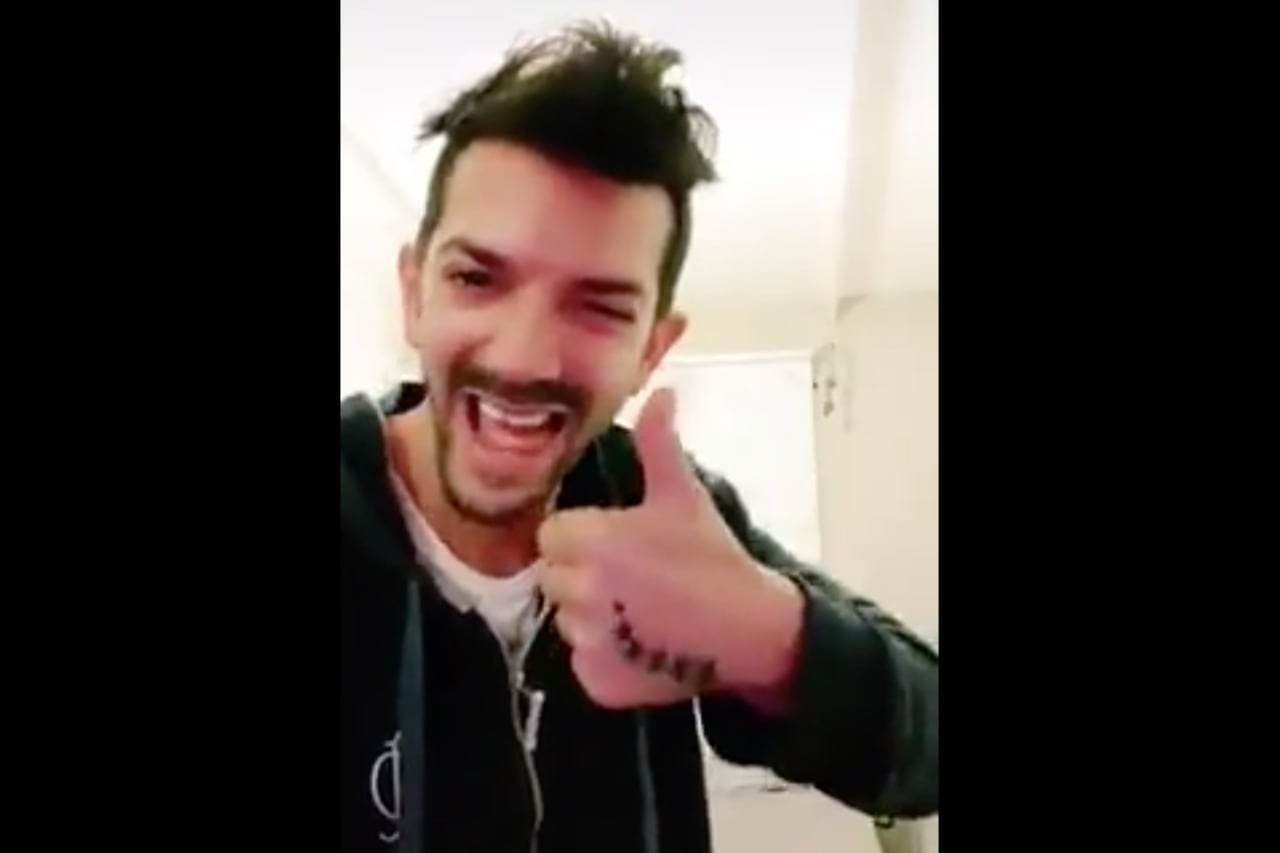 Una imagen del video del secretario de Cultura de Pinamar, Eduardo Isach Haddad.