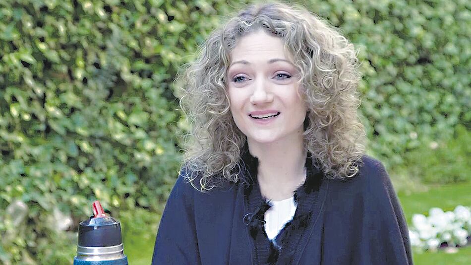 La sommelier de mate Karla Johan.