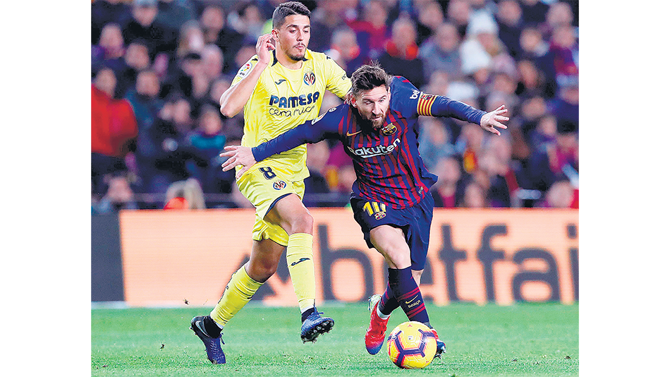 Messi repartió una asistencia en el triunfo de ayer de Barcelona.
