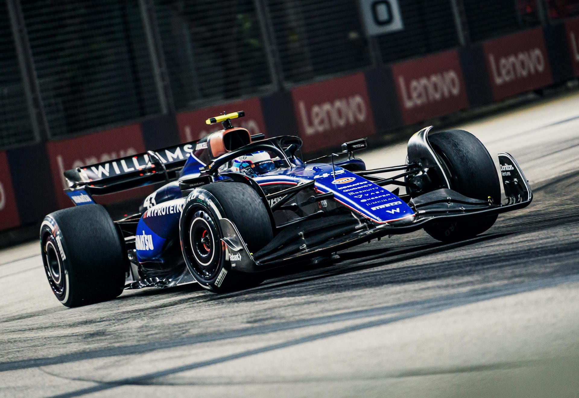 Fanco Colapinto en Singapur.