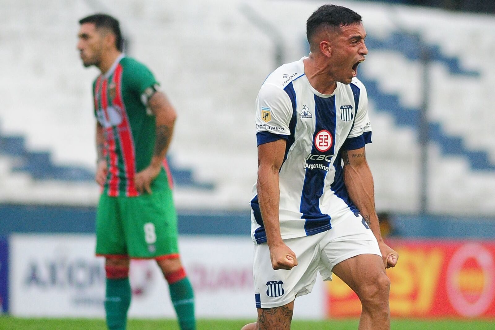 Marcos Portillo grita el primer gol cordobés