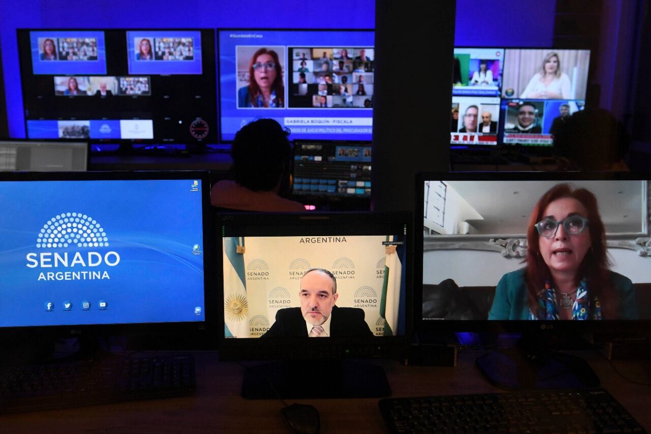 La fiscal Gabriela Boquín. 