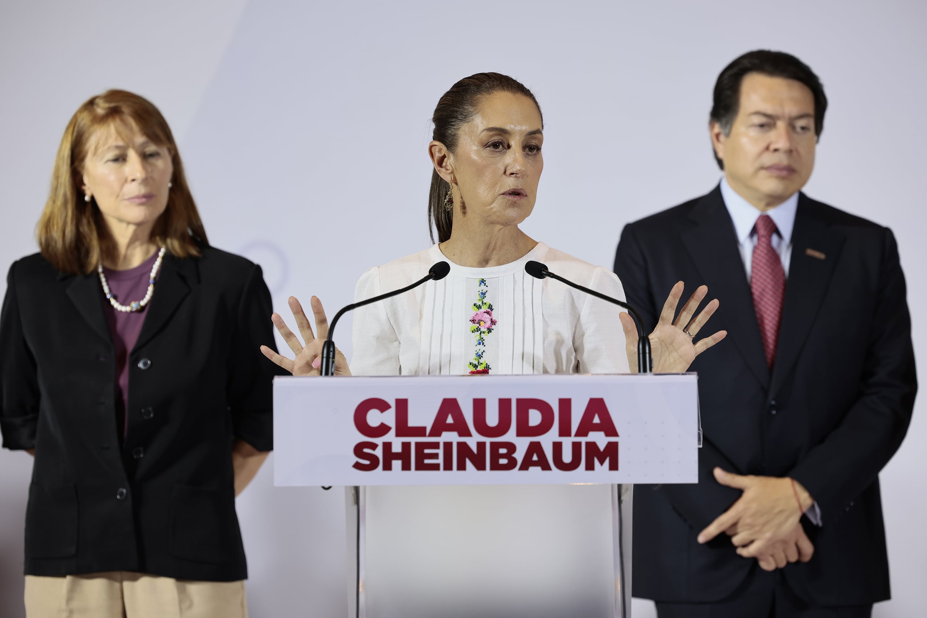 Claudia Sheinbaum, candidata presidencial por el oficialismo.