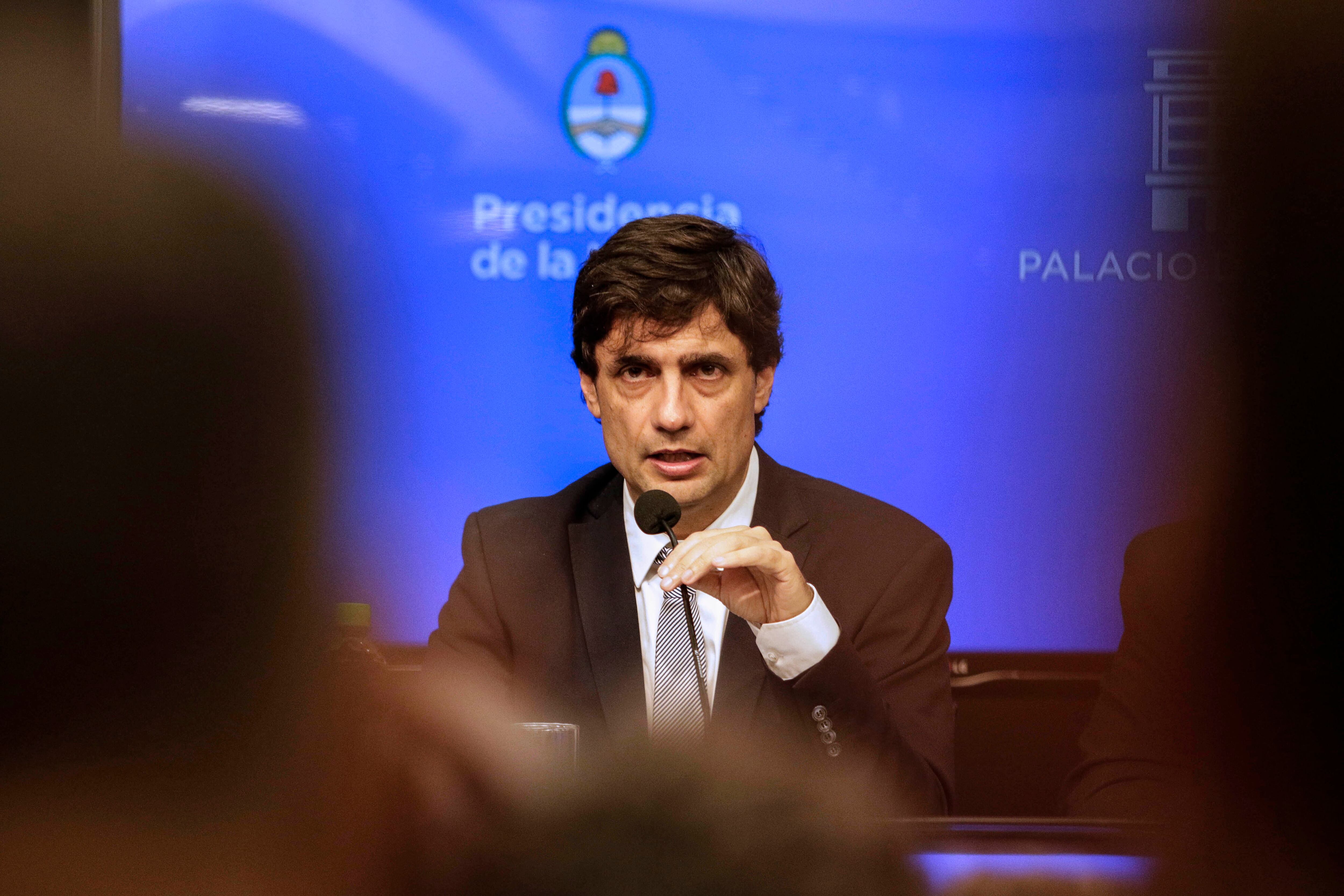 El ministro de Hacienda, Hernán Lacunza