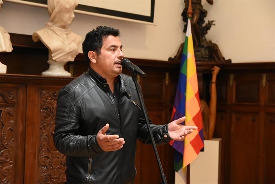 Daniel Naporichi es referente del Comité Organizativo y Cultural de los Pueblos Originarios de Rosario. 