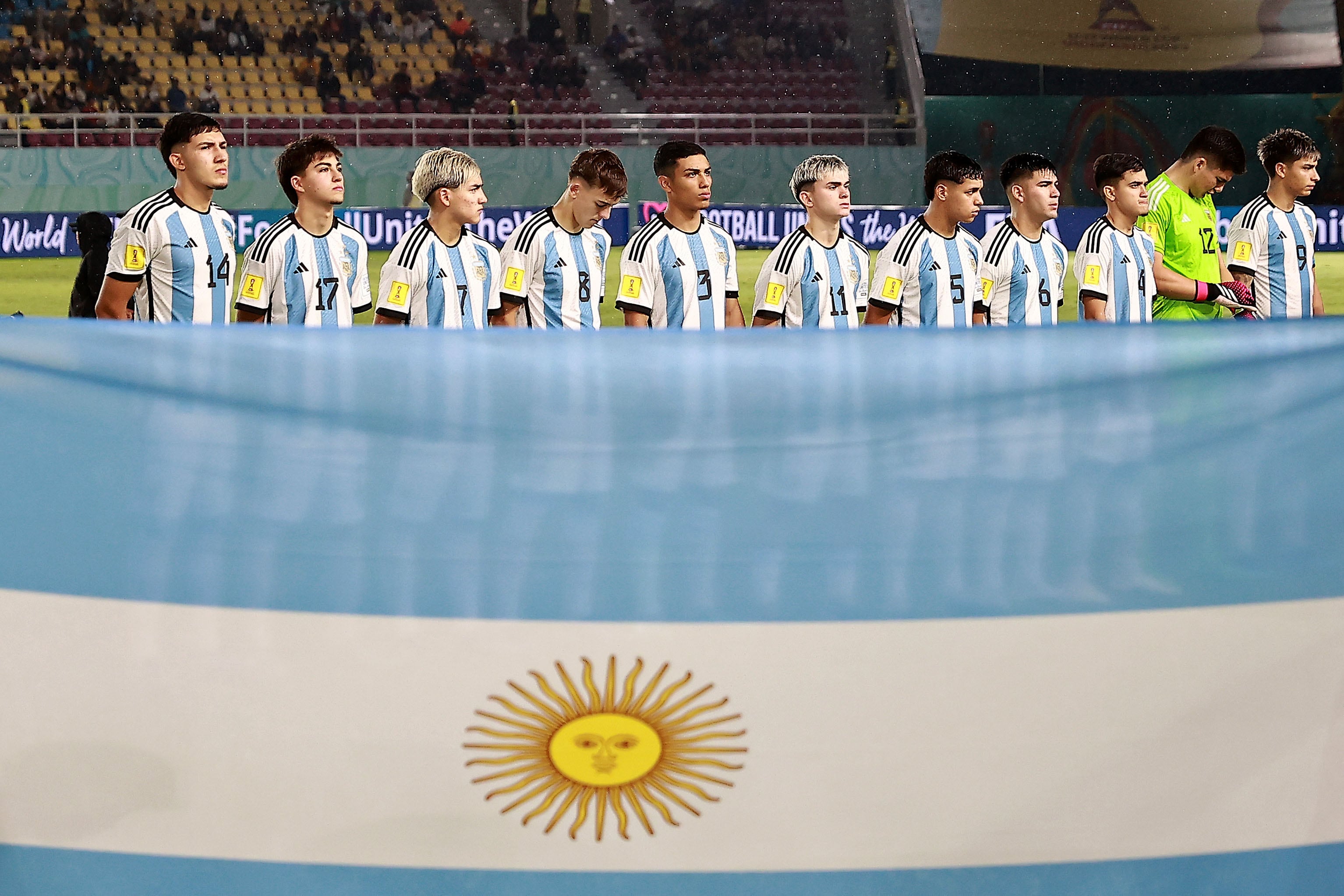 La formación argentina que salió a cancha ante Mali