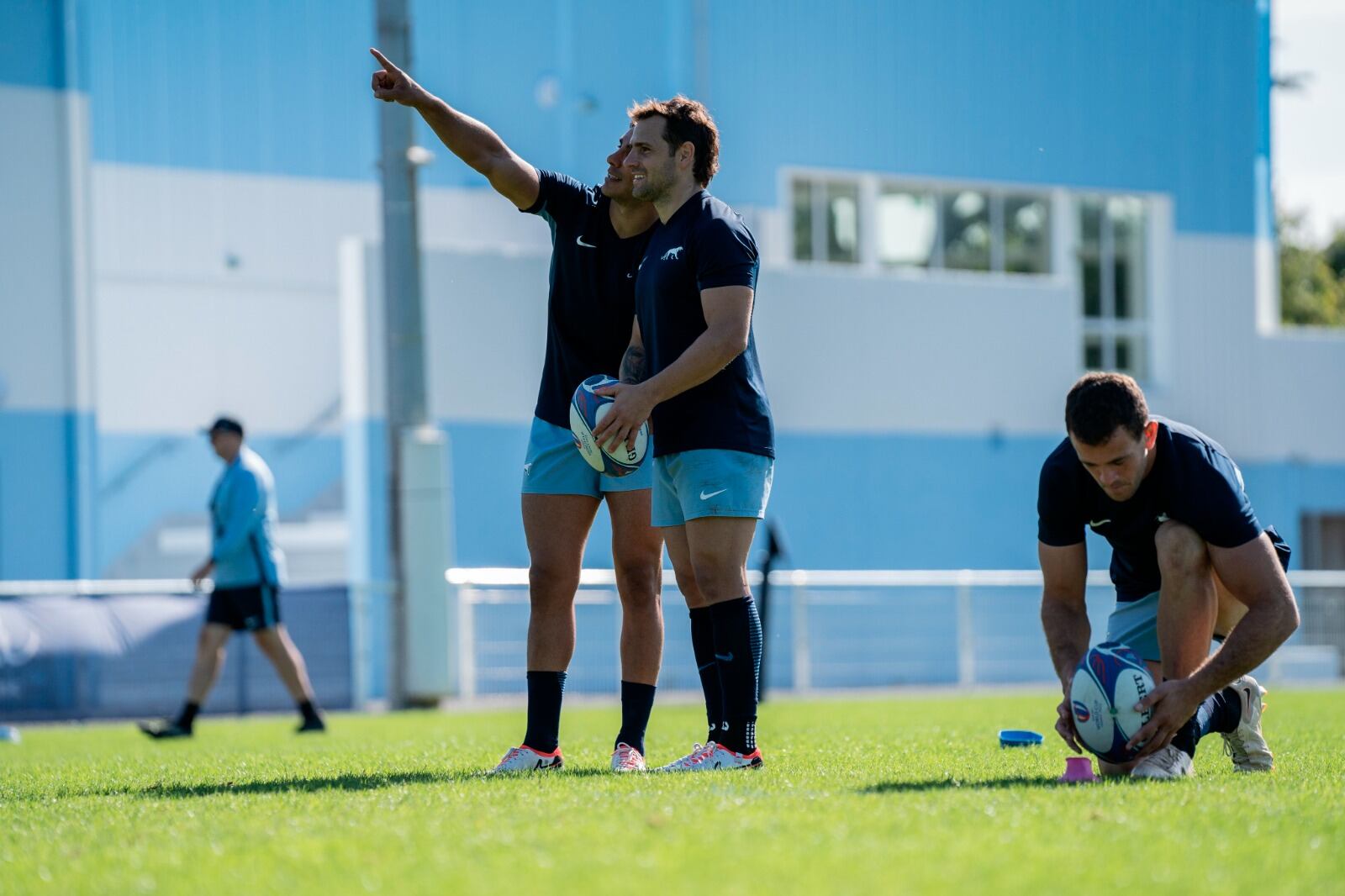 Nico Sánchez y Emiliano Boffelli, los pateadores de Los Pumas