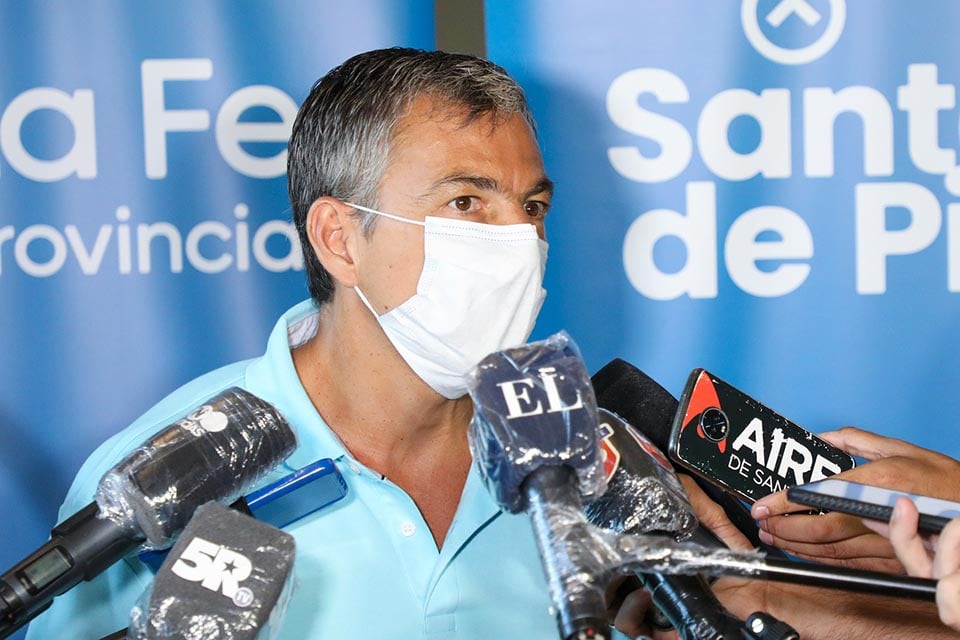 Ministro de Trabajo de la provincia Juan Manuel Pusineri.