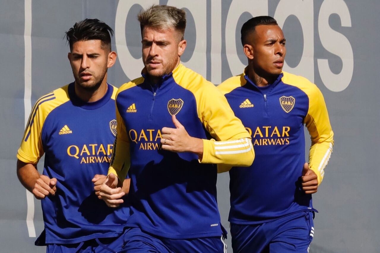 Boca se entrenó con la cabeza puesta en La Paz.