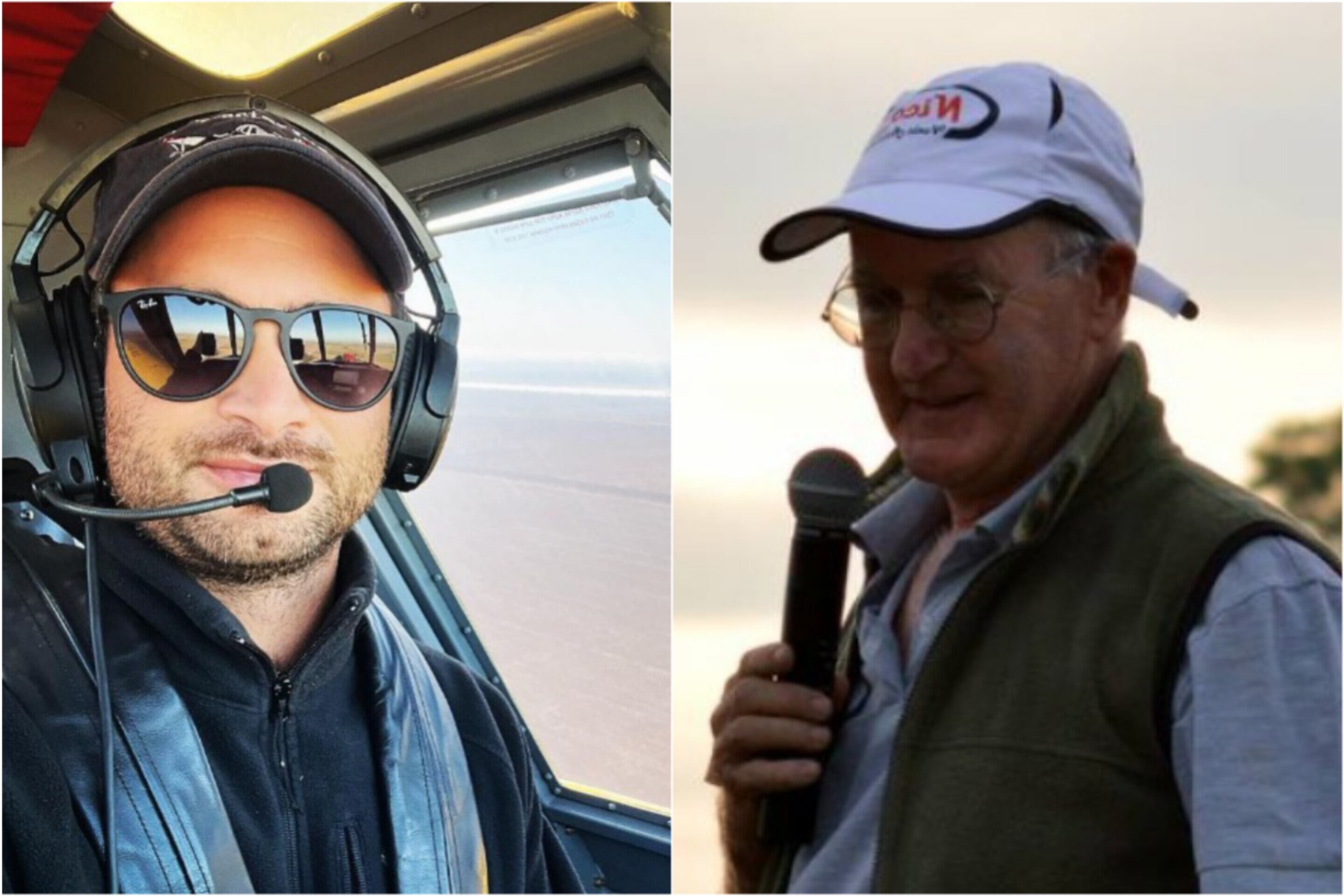 Gastón Vanucci (28) y Nicolás Skare (66) murieron este fin de semana en un accidente aéreo en Santa Fe. Fotos: Instagram/Facebook