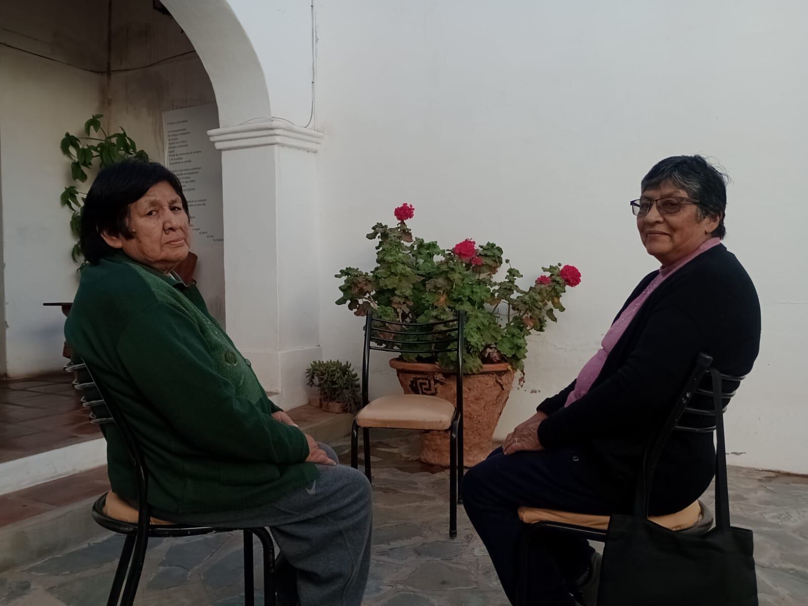 Margarita Alarcón y María Elena Carral