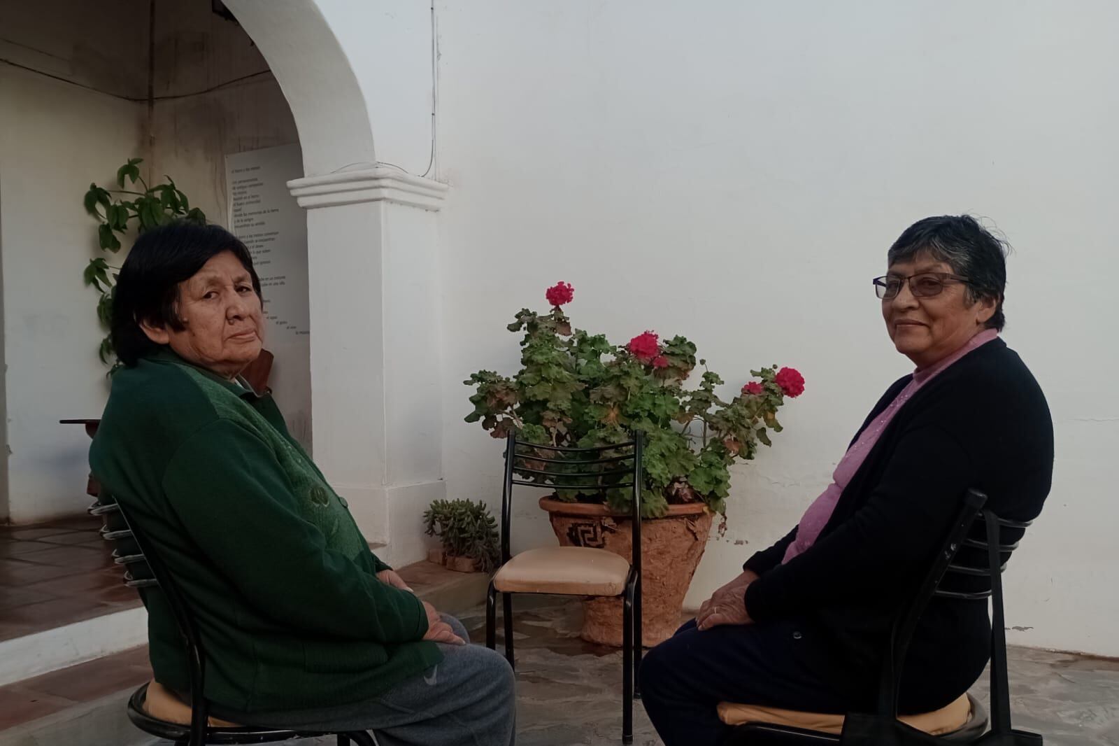 Margarita Alarcón y María Elena Carral