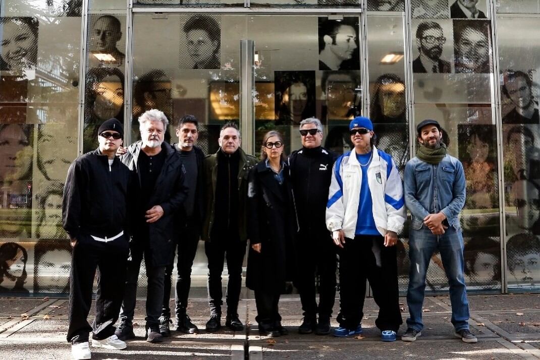 La T y la M junto a Los Pericos en la Ex Esma