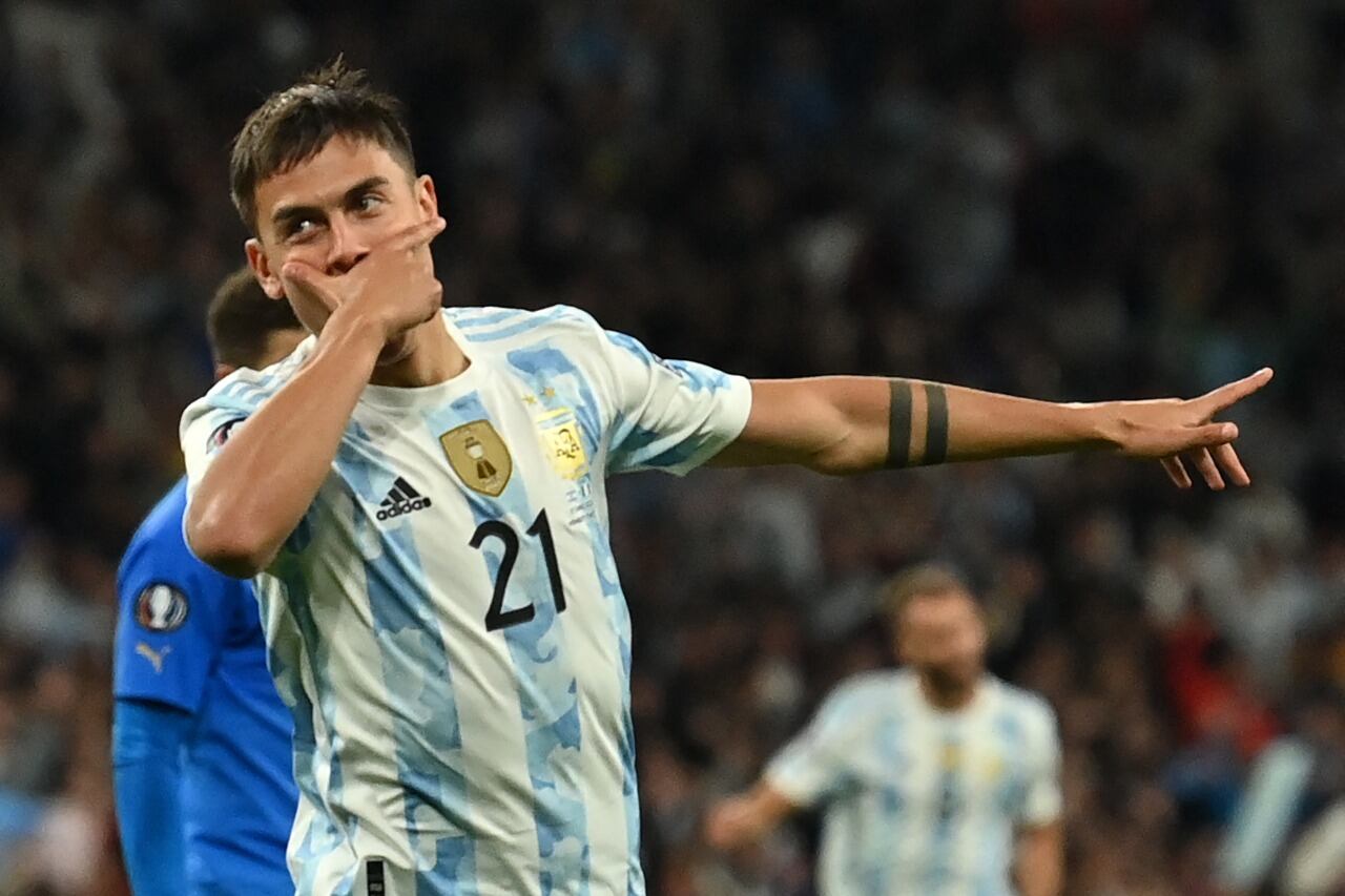 Dybala con la camiseta de la Selección