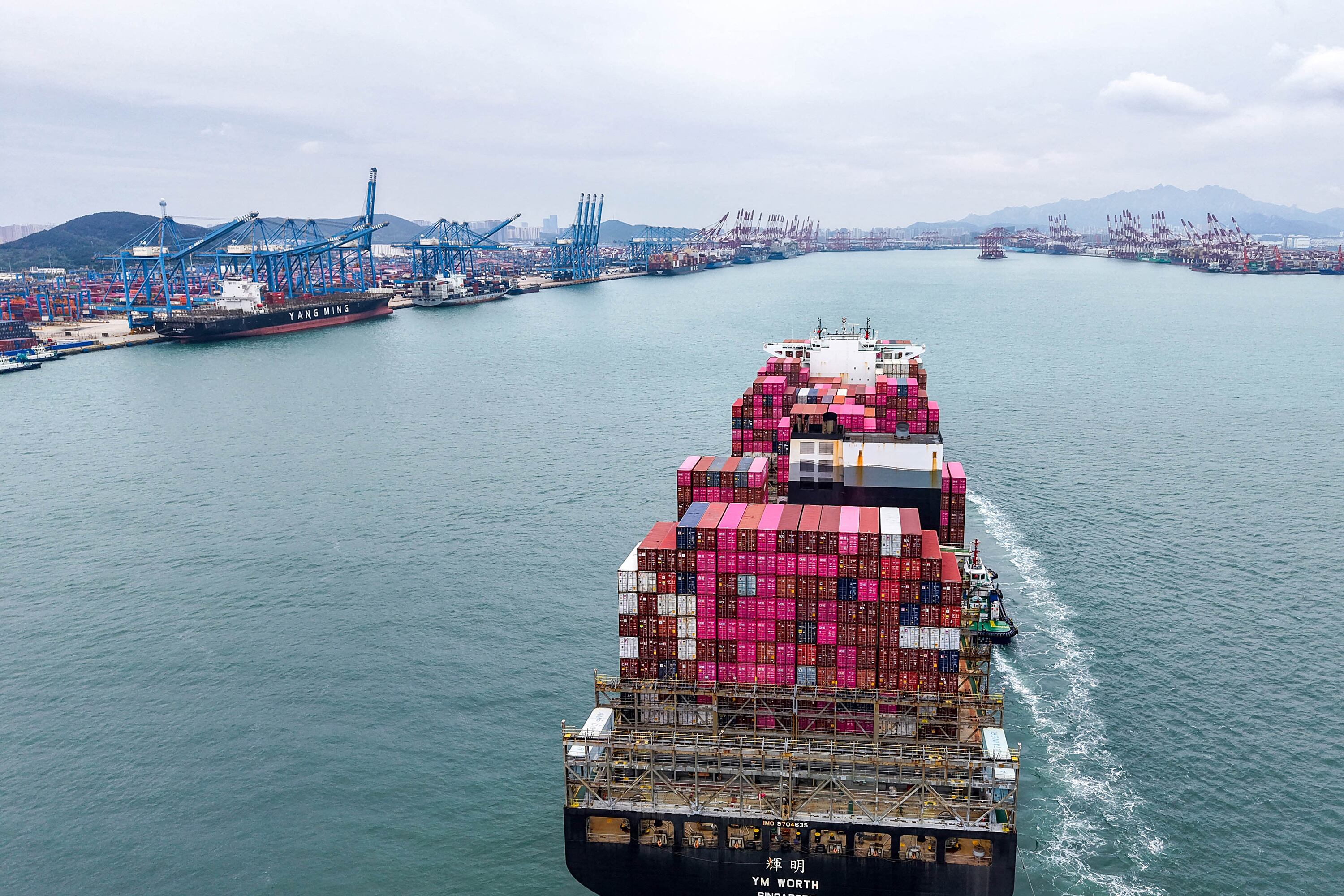 En septiembre, las compras a China alcanzaron un récord.