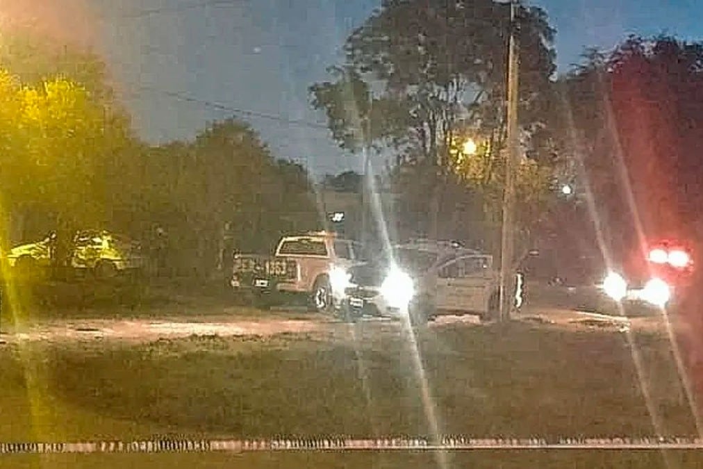 El baldío donde fue cometido el femicidio de María Belén Olote.