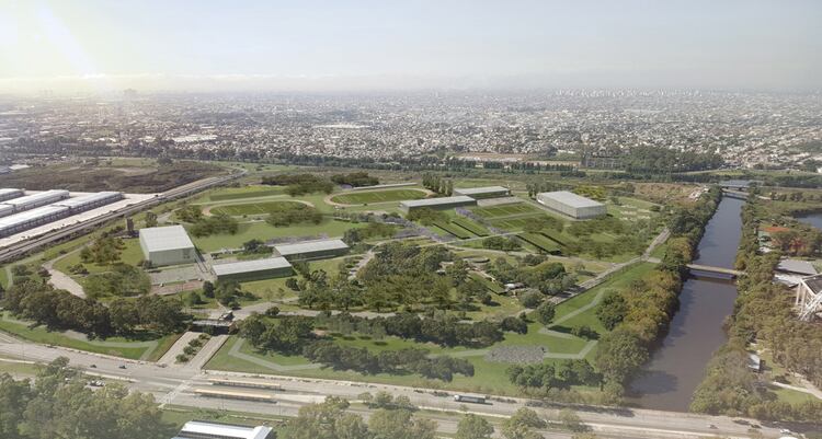 El Parque Olímpico, ubicado en la zona sur de la ciudad.