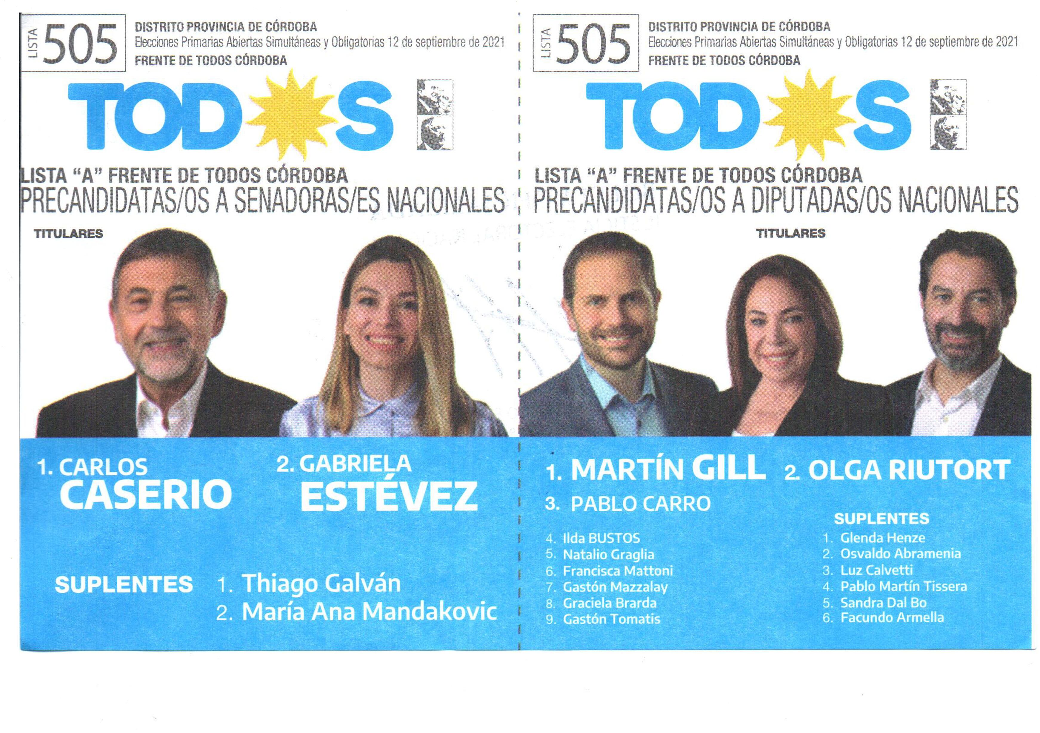 En las PASO en Córdoba habrá 23 boletas en el cuarto oscuro.