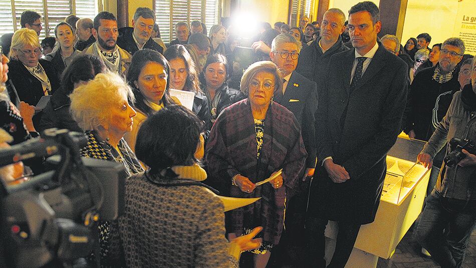 La apertura de la muestra se hizo en el Museo Sitio de Memoria, en la ex ESMA.