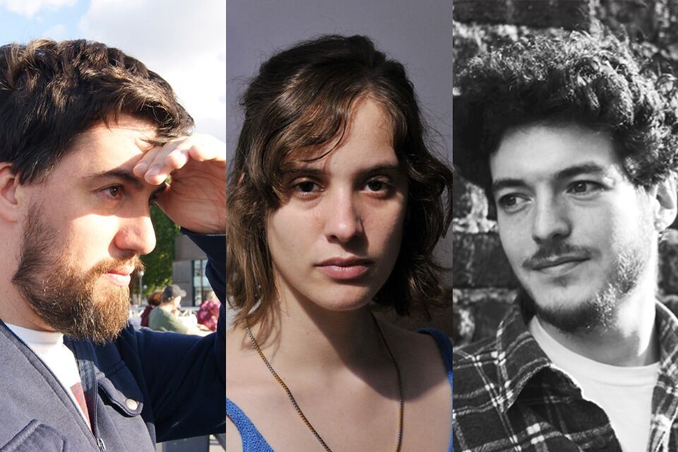 Martín Felipe Castagnet, Camila Fabbri y Michel Nieva.