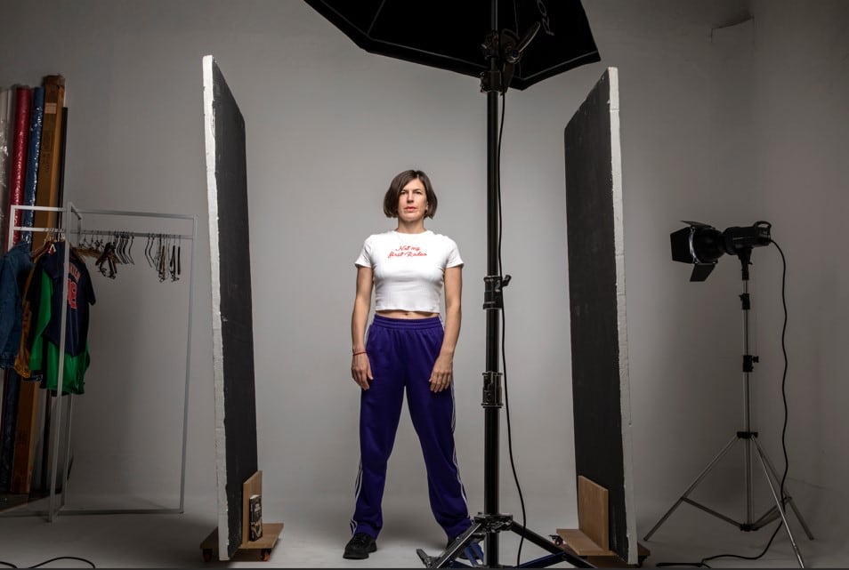 Carolina Stegmayer, autora del thriller "Peso muerto". Foto: Nora Lezano.