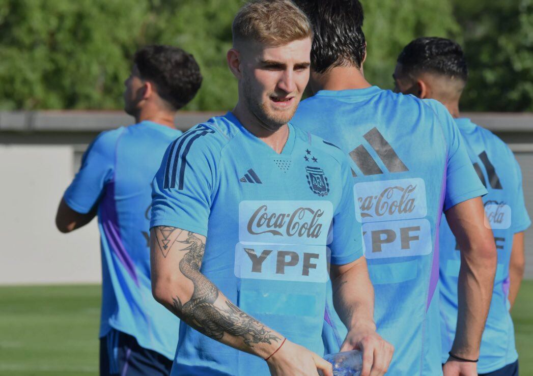 Nicolás Valentini fue parte importante de la selección argentina Sub-23 que clasificó a los Juegos Olímpicos París 2024.
