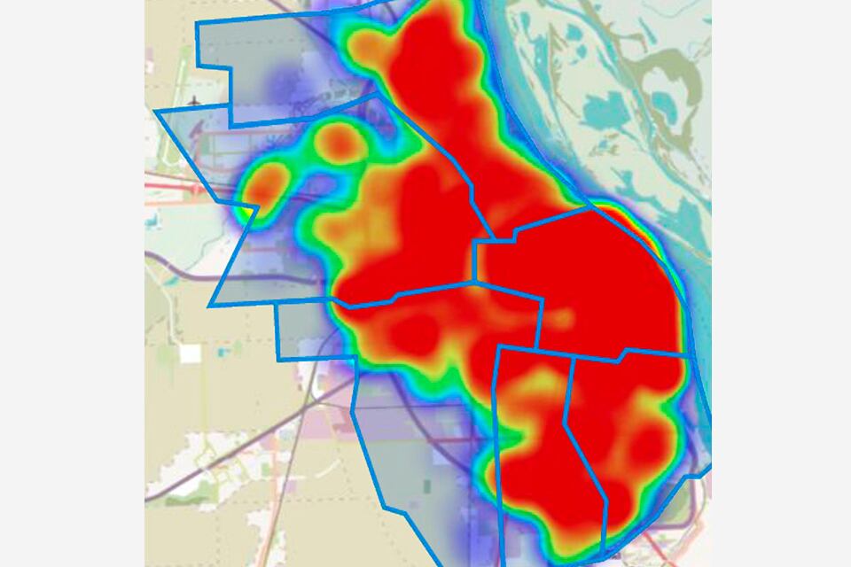 Empezó en el centro, pero los contagios se diseminaron a casi todos los barrios.