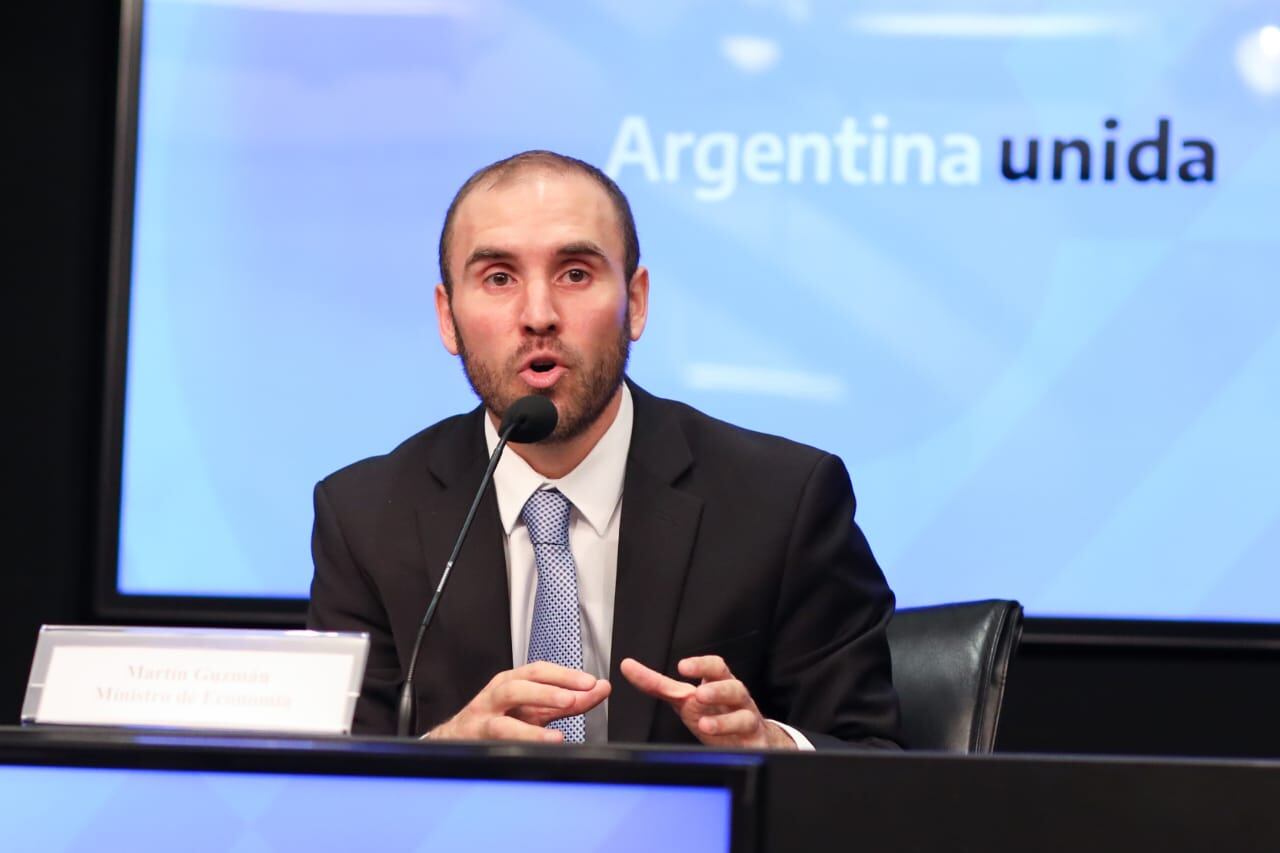 El ministro de Economía, Martín Guzmán, presentó las nuevas medidas económicas.