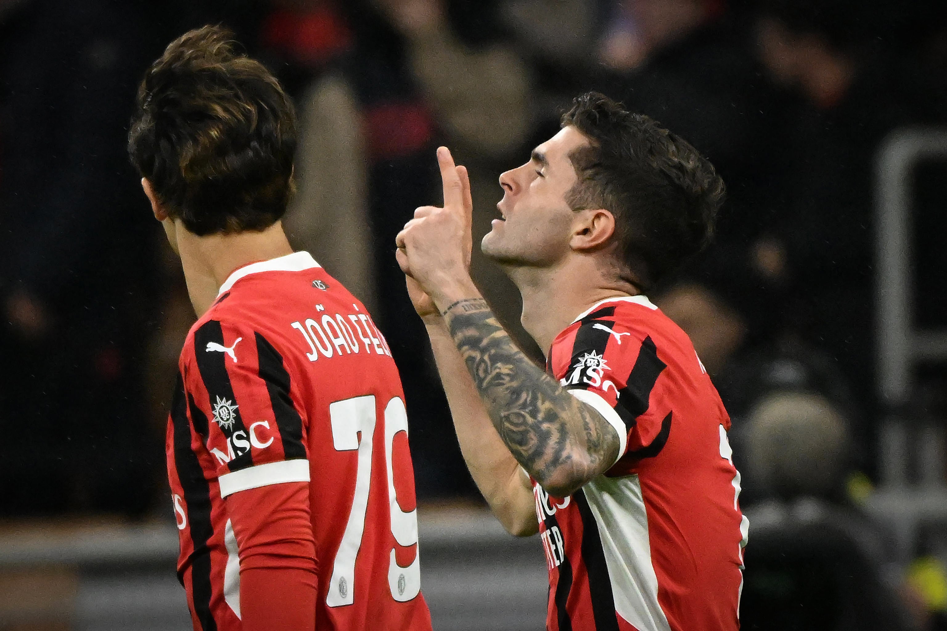 Christian Pulisic, autor del primer gol rossonero