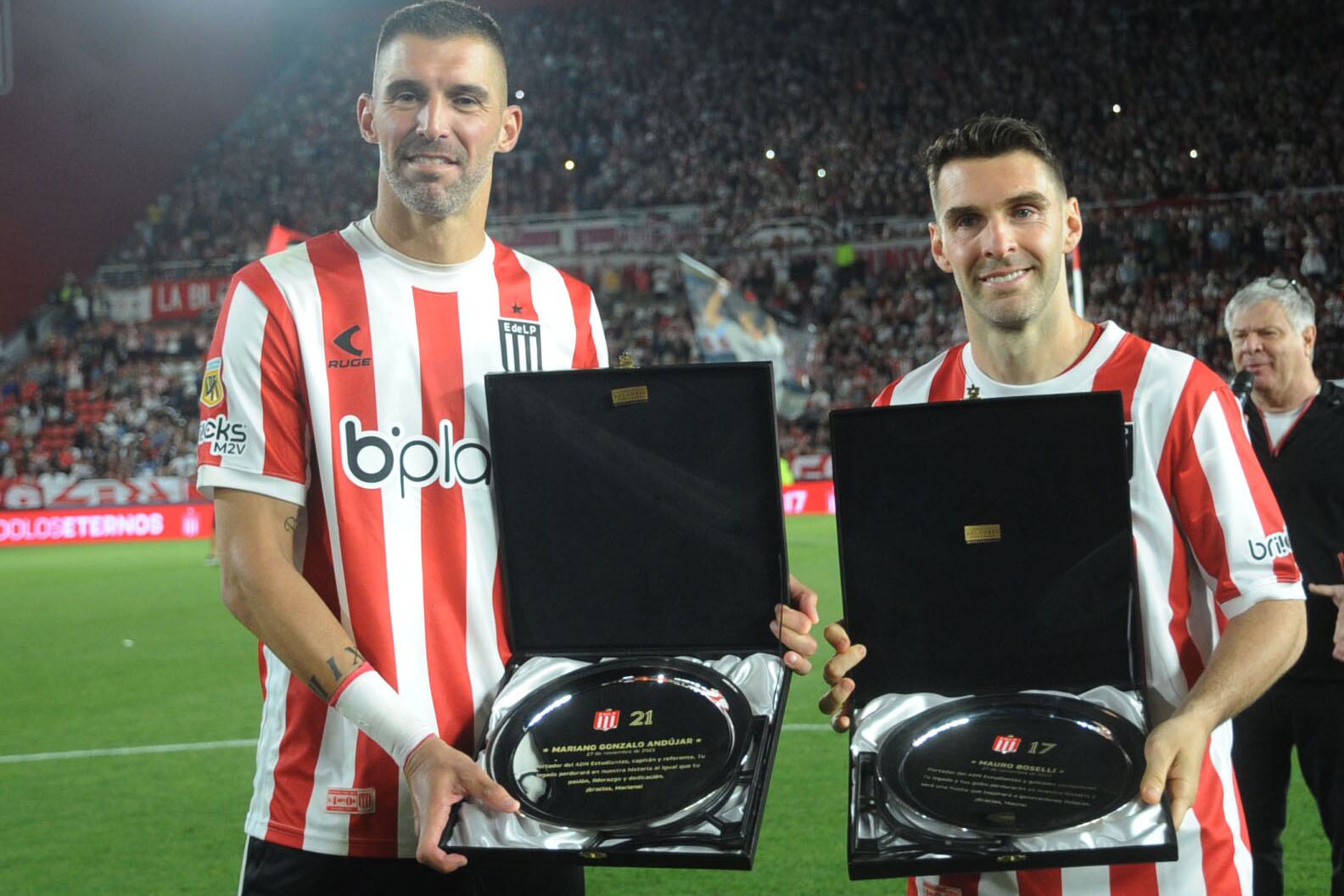Andújar y Boselli, ídolos reconocidos por la gente de Estudiantes
