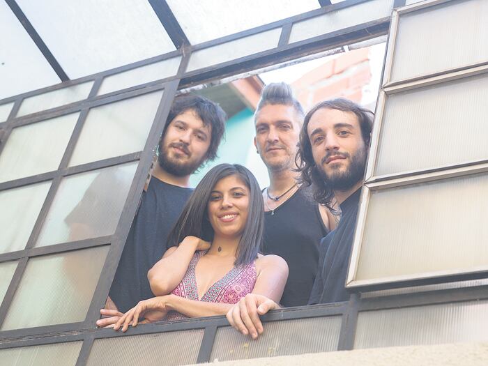 Agustín Guerrero, Natalia Bazán, Pablo Montanelli y Nehuén Martino