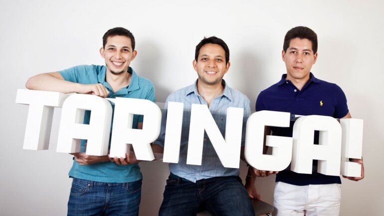 Hernán y Matías Botbol y Alberto Nakayama, fundadores de Taringa!