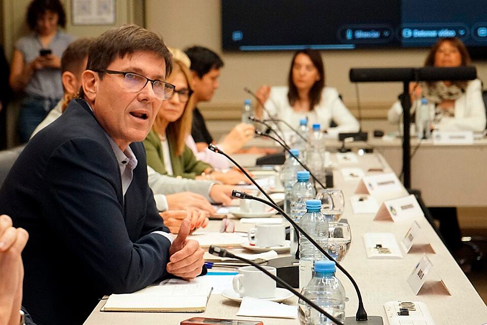 El ministro de Educación José Goity.