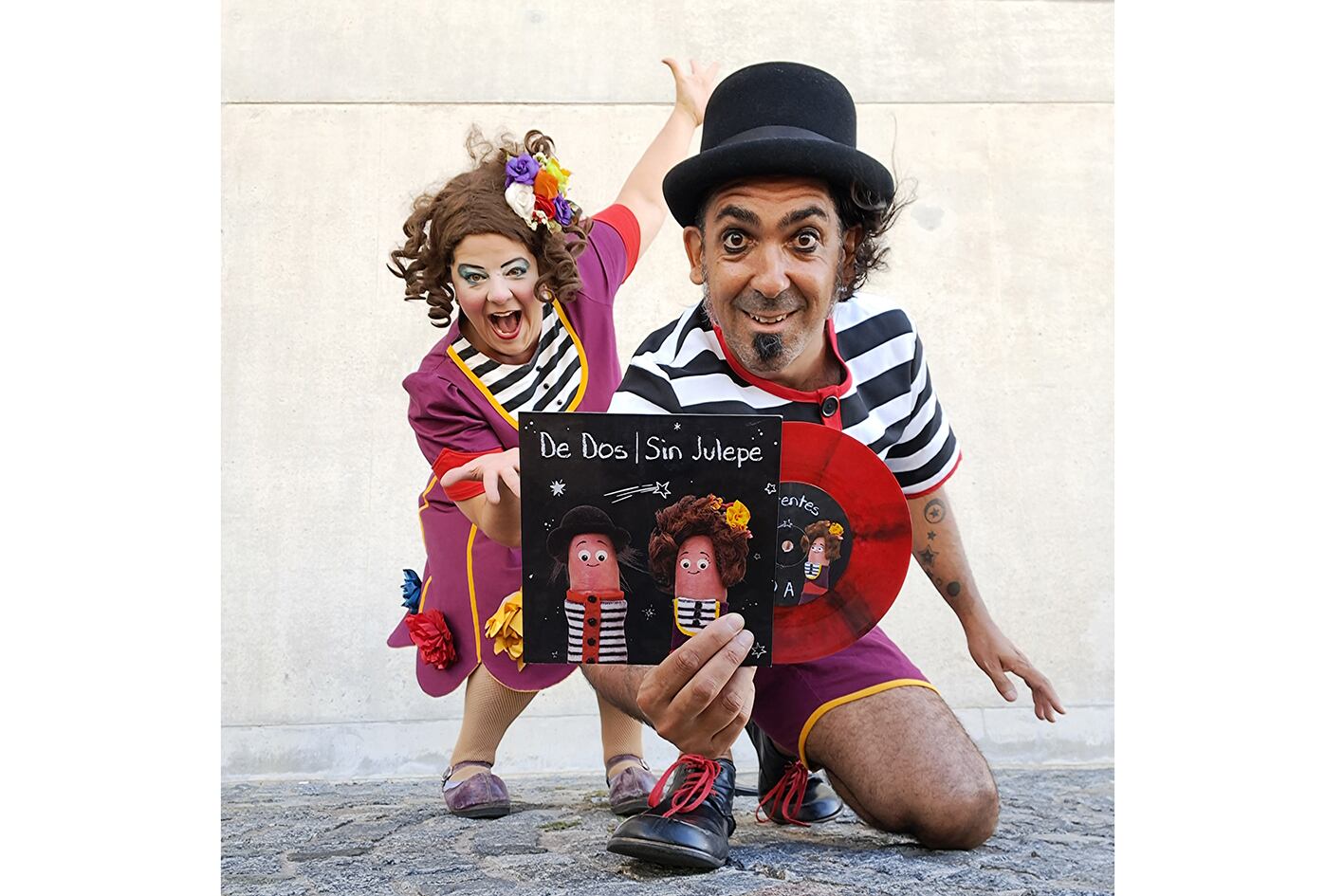 Mercede Hernández y Jonatan Negro, o Marchiquita y Carota.