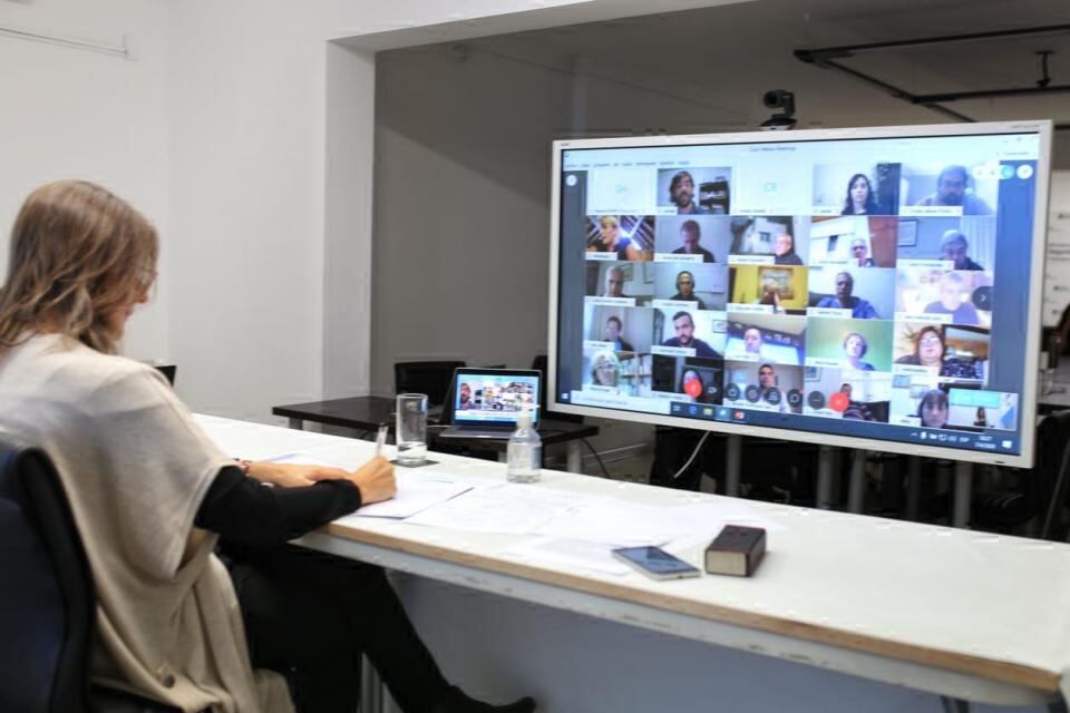 La ministra de Seguridad, Sabrina Frederic, cuando brindó su informe ante la Cámara de Diputados, el mes pasado.