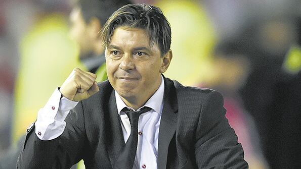 Marcelo Gallardo, DT de River.