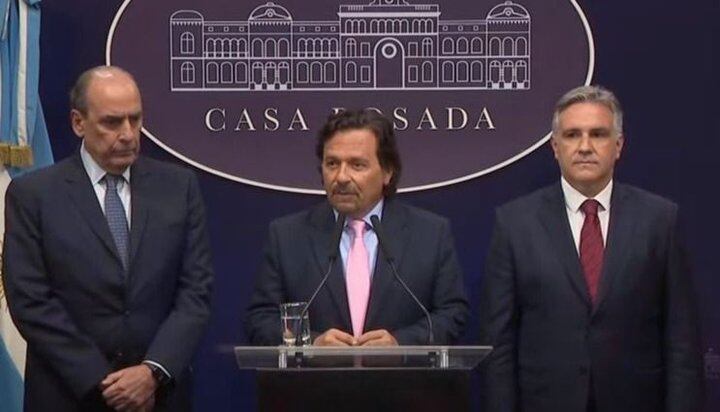 Gustavo Sáenz, tras la reunión con Milei 