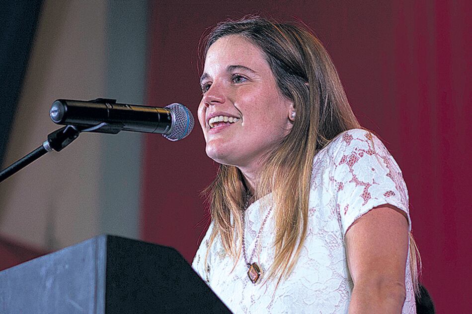 Caren Tepp, concejala de Ciudad Futura, encabeza la lista de candidatas a diputadas nacionales.