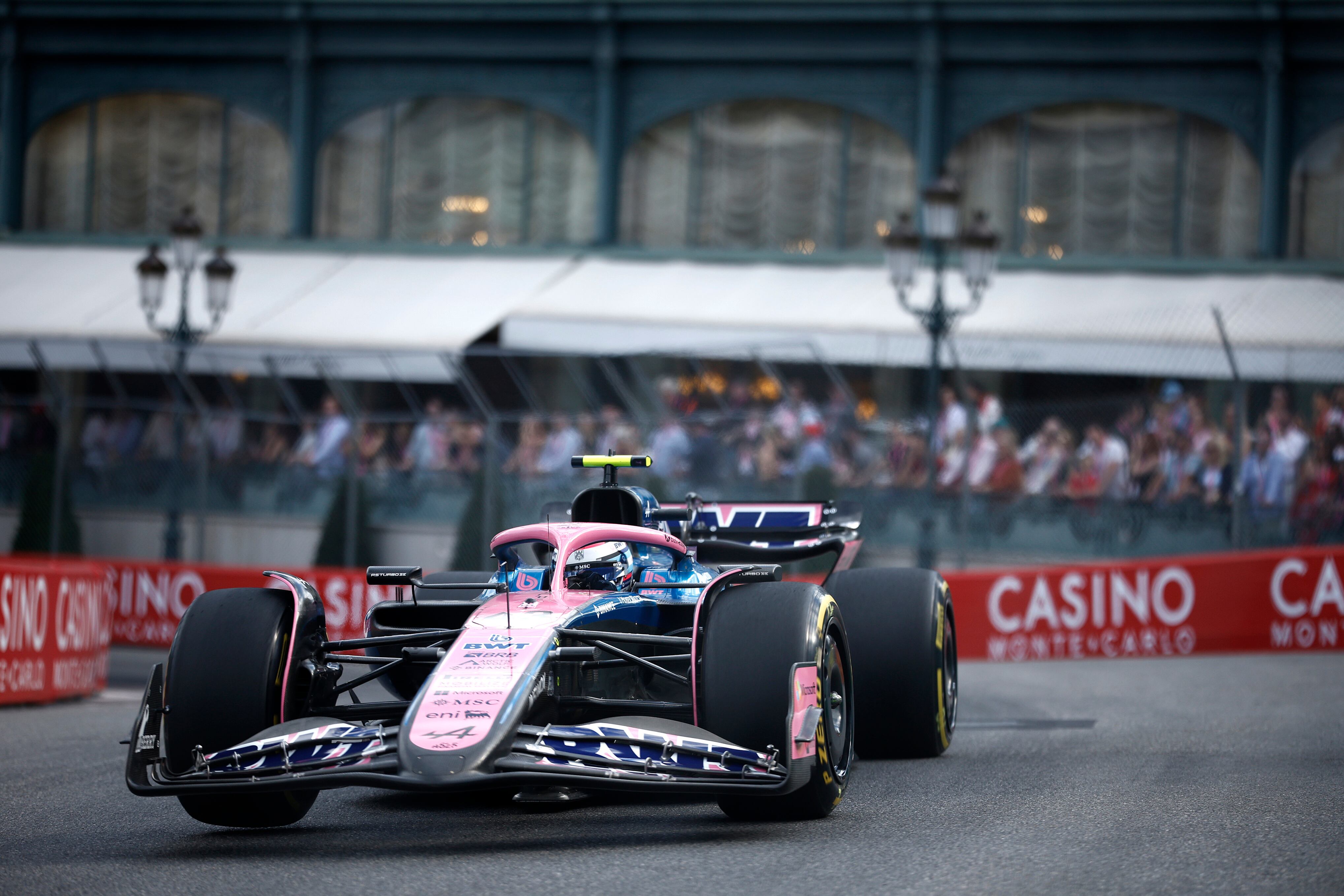 Colapinto gira en el GP de Mónaco, donde no pudo hacer buenos tiempos