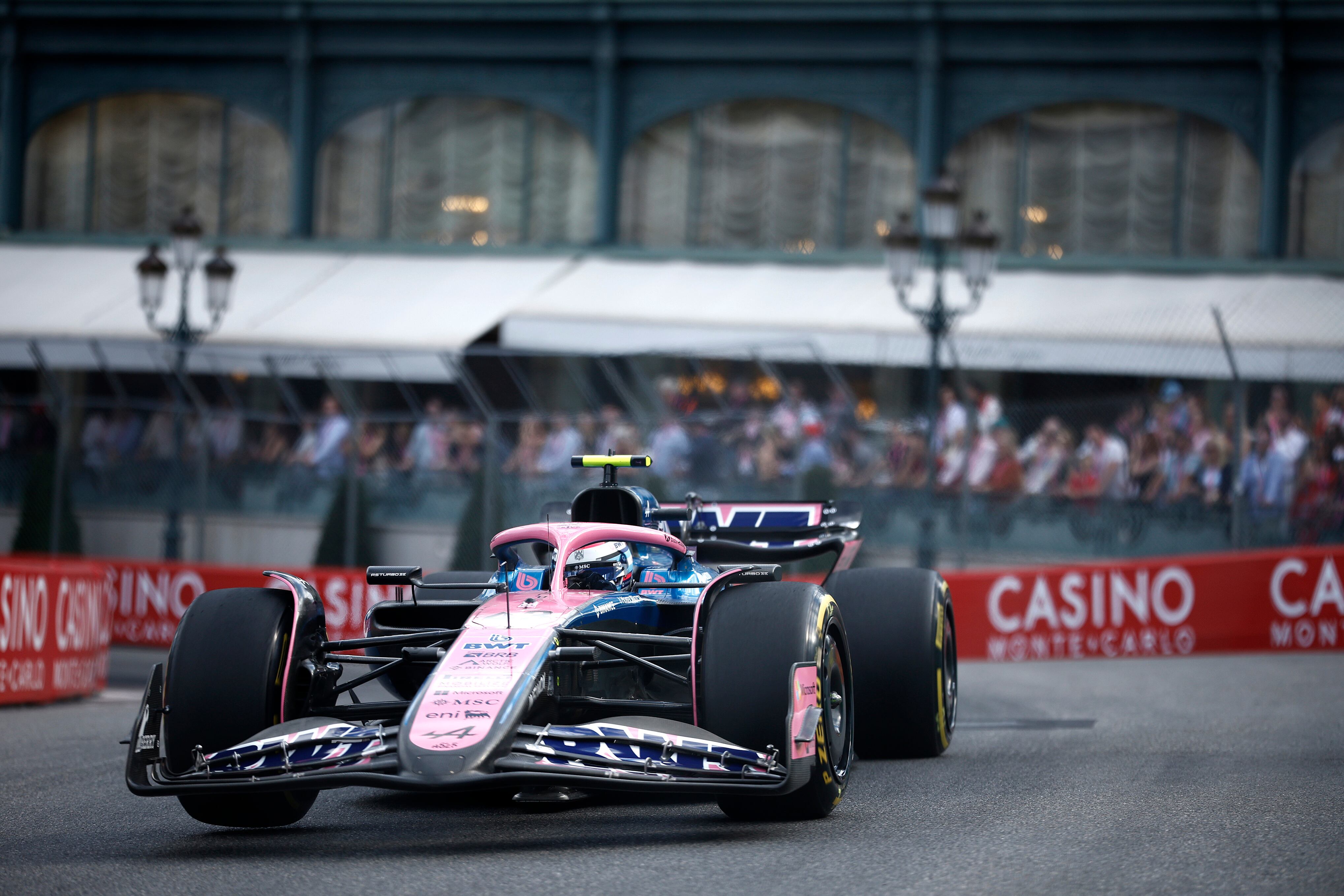 Colapinto gira en el GP de Mónaco, donde no pudo hacer buenos tiempos