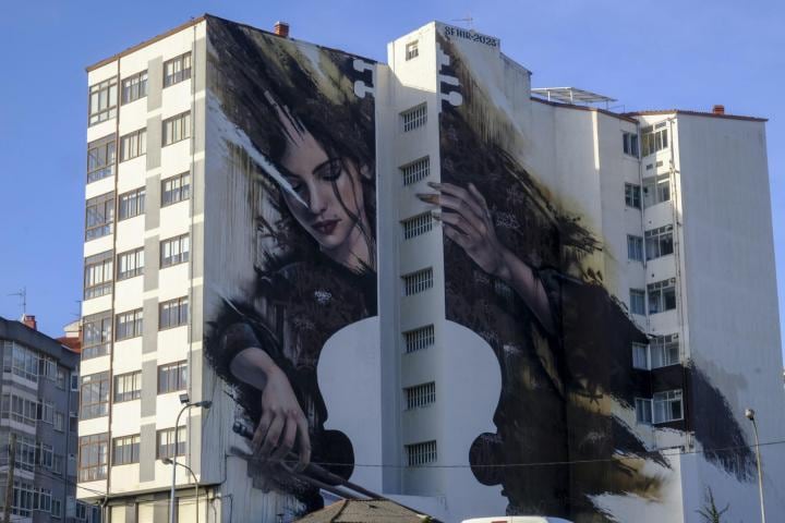 El mural de Sfhir, calificado como el mejor del mundo