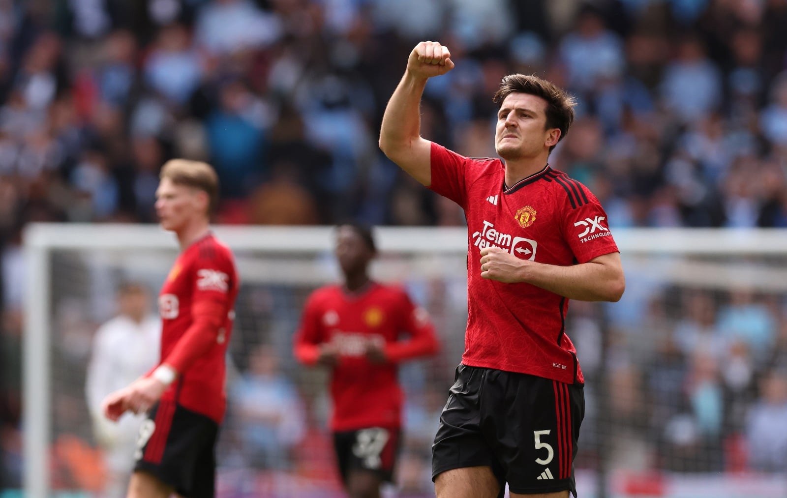 Maguire marcó el segundo gol en la sufrida clasificación a la final del United