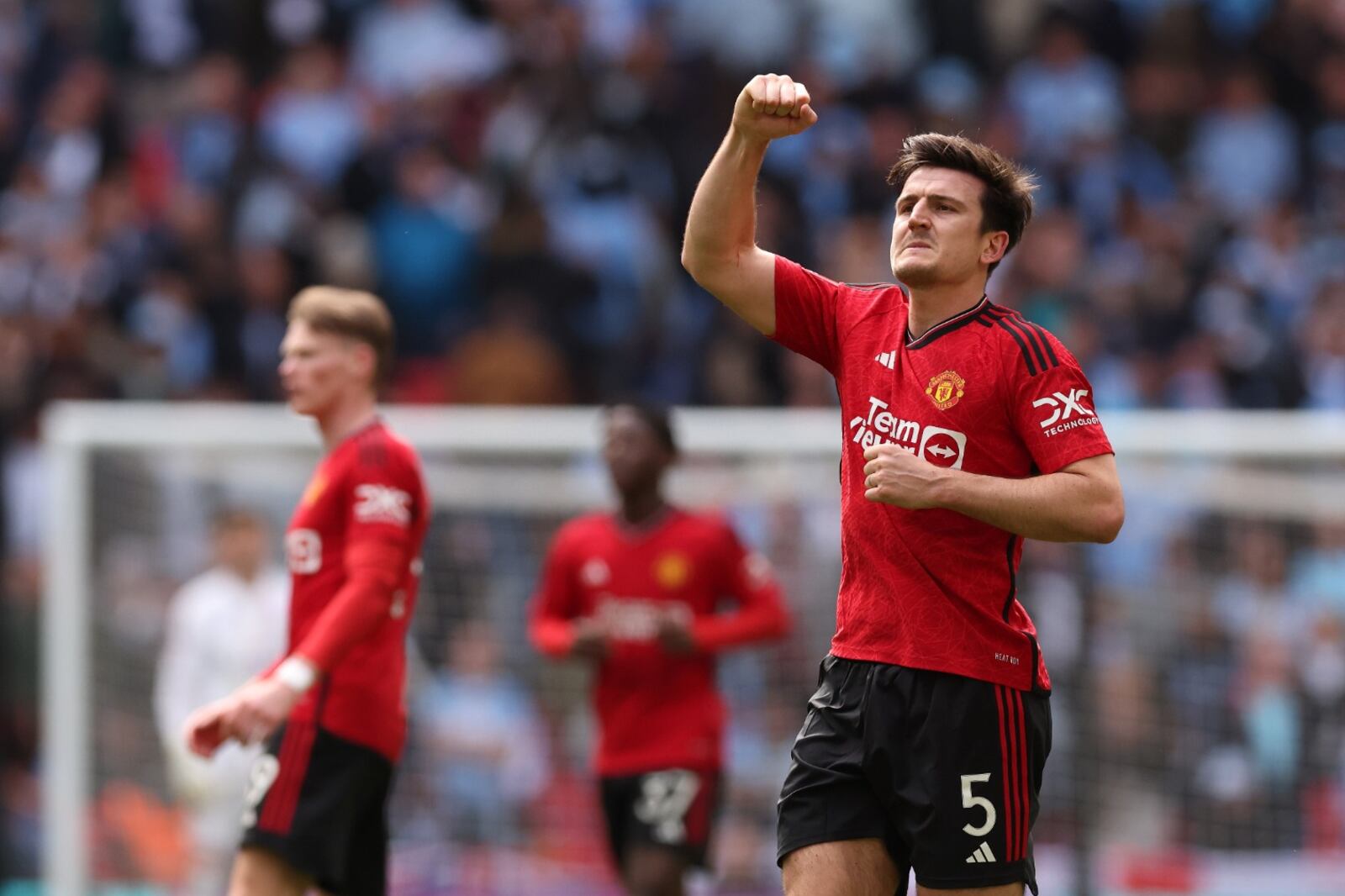 Maguire marcó el segundo gol en la sufrida clasificación a la final del United