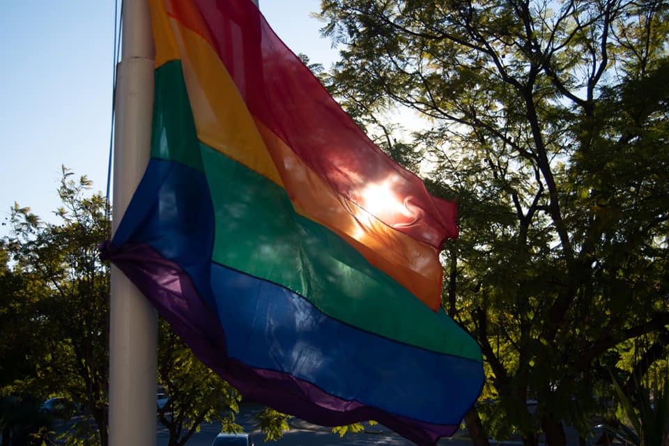La bandera en la diversidad en la UNLaR